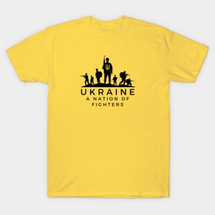 Ukraine A Nation of Fighters T-Shirt